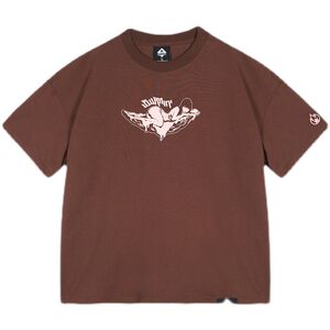 burnin*槟榔妹-泡沫 tee 纯棉宽松多色圆领印花短袖t恤