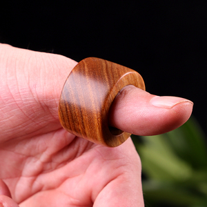 檀木戒指男指环扳指檀木扳指无名指手作实木男女款个性木戒指环