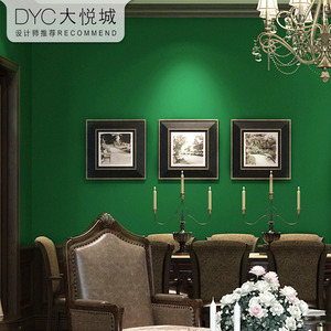 乐淘家居专营店天猫墨绿色装饰墙纸自粘宿舍卧室温馨背景墙壁纸防水