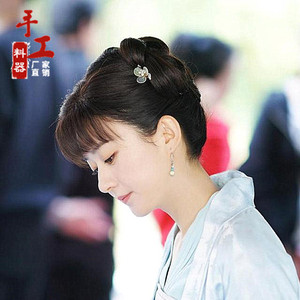 簪子女梅花枝镀银发簪发钗旗袍古装知否明兰同款宫廷国风1人付款45