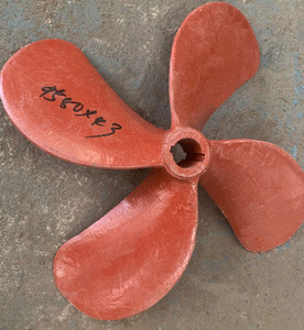 铁船木船柴油机挂机4叶螺旋桨 40-60马力不锈红钢桨孔径38,33mm