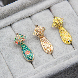 80wengweng_001z淘宝s925南红银做旧挂扣狮面如意国风压襟扣编手链