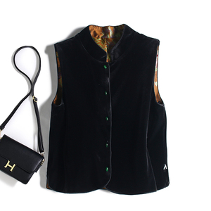丝绒坎肩