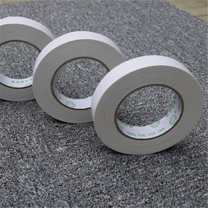 高粘性双面胶带 透明地毯胶 防水无痕胶带易除强力布胶2.5cm*20 m