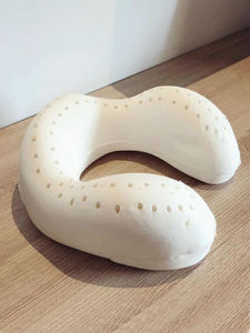 若飞天然乳胶u型枕护颈椎靠脖子颈枕u形男女头枕脖枕居家旅行枕头