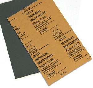 正品3m 砂纸 2000目 汽车补漆专用砂纸 2000号水砂纸 单片装