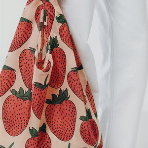 2021正品现货美国Baggu便携环保购物袋可折叠袋草莓小号中号