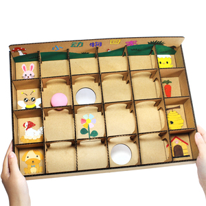 迷宫盒子滚珠自制diy手工幼儿园教玩具纸箱板小中班益智区角材料