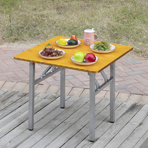 折叠桌60cm高 70cm高 可折叠小饭桌 家用 吃饭小桌子 方桌 小餐桌