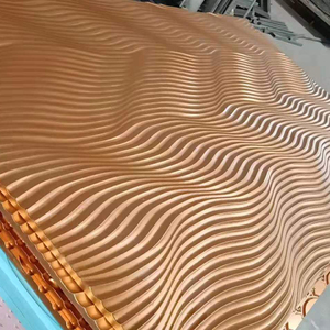 冲浪纹波浪板 室内墙面装饰板 电视背景墙 广告板柜台背景波纹板