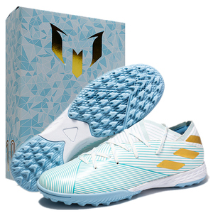 阿迪达斯梅西x19龙骨15周年限量足球鞋男成人儿童碎钉人草训练鞋