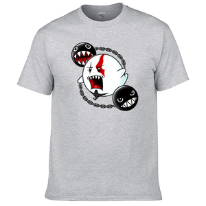 玛利欧兄弟super mario可爱搞笑恶搞sparta斯巴达短袖t恤 t shirt