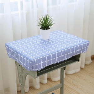 中小学生课桌套学校教室课桌布蓝色书桌套绿色双人桌套定做40×60