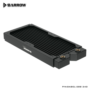 Barrow 高密度单波紫铜水冷排 28MM DIY电脑散热器 Dabel-28b