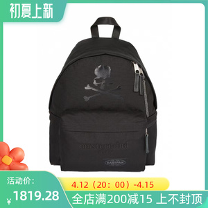 日本代购 mastermind  eastpak 联名骷髅头双肩背包书包 大容量