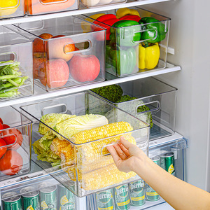 冰箱收纳盒食材保鲜蔬菜鸡蛋收纳整理盒子冰柜食品级抽屉式储物盒
