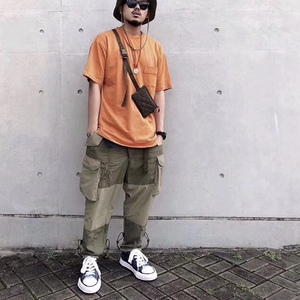 nigel cabourn复古三原康裕拼接拼接休闲帆布鞋硫化鞋余文乐潮mmy