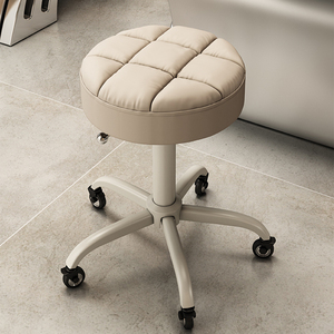 美容凳理发店椅子旋转升降圆凳子美发大工凳滑轮剪发凳美容院专用