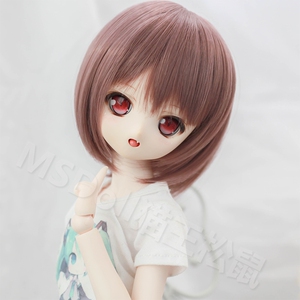 bjd四分假发迷你sd娃娃短发日常造型易打理男女可爱玩偶假发