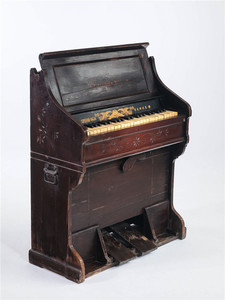 民国古董实木脚踏风琴二手装饰品乐器摄影道具摆设艺术怀旧