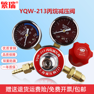 繁瑞丙烷减压阀YQW-213煤气液化气瓶罐减压器全铜丙烷气罐减压阀