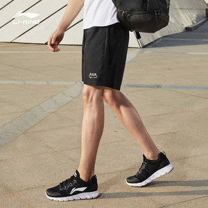 李宁运动短裤男夏季新款跑步健身速干轻薄透气三分裤宽松休闲短裤