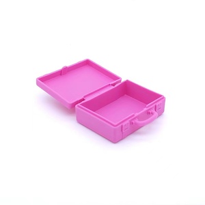 乐高LEGO 深粉红色 手提箱 行李箱33007 宝箱 长方形盒 5977
