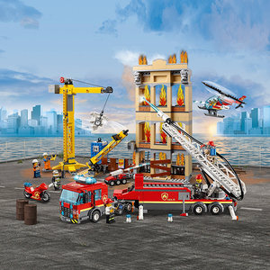 乐高城市云梯消防车