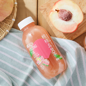 盒马鲜生蜜桃乌龙茶瓶装果汁饮料超市代购410ml