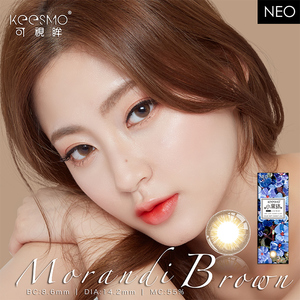 韩国NEO可视眸日抛美瞳10片大小直径小黑环隐形眼镜自然混血