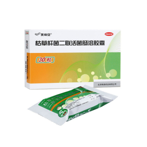 美常安 枯草杆菌二联活菌肠溶胶囊 250mg*30粒/盒肠道菌失调引起的