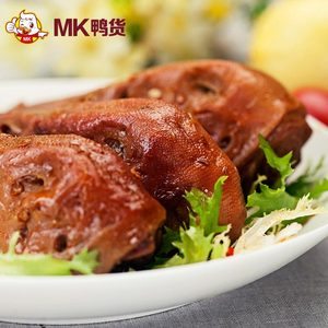 除偏远地区满100包邮mk鸭货锁鲜装鸭头150g香辣卤味天津特产小吃