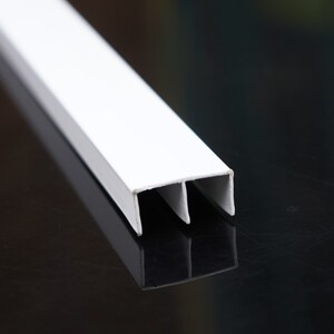 牛元铝合金不锈钢双槽 方管双槽橱柜灶台夹瓷砖山字条 封边条 3米