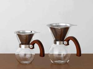 「森林食堂」日本63coffee 咖啡壶 手冲咖啡过滤壶耐热玻璃分享杯