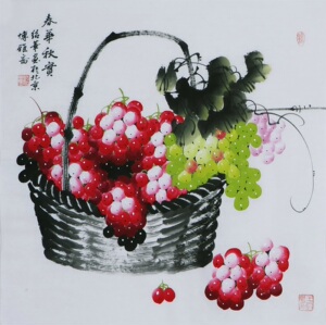 写意葡萄王绍华