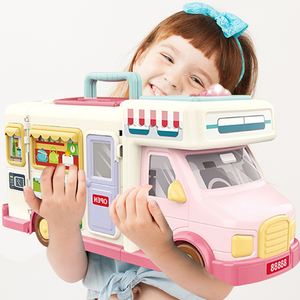 过家家女孩娃娃屋3-12岁益智玩具2公主生日礼物六一儿童旅行房车4
