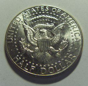 u u u u u美国 1964年 50分  肯尼迪 像 银币 直径:30mm 12.5克