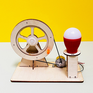 科学实验手摇发电机小学生科技制作小发明儿童创意手工diy材料包