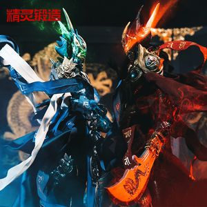 精灵锻造 麦克法兰 曼陀铃再生侠 披风套装 红&蓝 不包含人偶