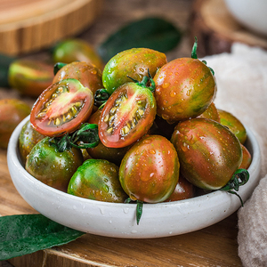 悟空家 迷彩糖雪球圣女果糖霜七彩小番茄孕妇水果即食新鲜小柿子