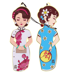 【限量版】唐马仕原创景泰蓝金属书签旗袍佳人中国风礼品送老外