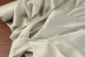 全真丝缎条绡1.14米宽特价全真丝面料竖条纹55元一米