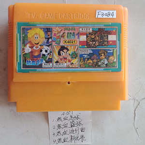 8位fc早期游戏卡4合1 热血合集