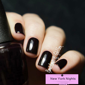 opi指甲油w42芝加哥紫黑色林肯公园15ml维多利亚推荐