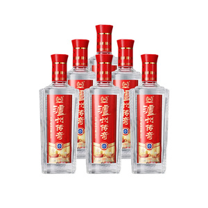 泸州老窖泸州传奇国产高度白酒52度500ml*6瓶整箱装 【正品保证】