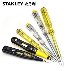 史丹利电笔数显感应多功能测电笔电工专用验电笔断点试电笔工具
