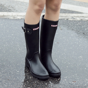 新品秋冬韩国雨鞋女士高筒防水鞋女成人长筒雨靴马丁胶鞋水靴防滑