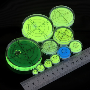 绿光水平珠带磁水平尺测量水平工具迷你万向水平仪正方水准泡包邮