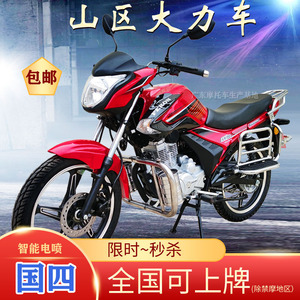 全新广州飞肯牌风度150C男装摩托车燃油国四电喷可上牌跨骑街跑车