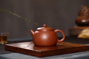 紫砂吴 宜兴紫砂壶 手工紫砂壶 陈旭凤 清风原矿降坡泥